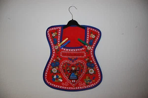 Klammerkleid Klammerbeutel Klammersack Wäscheklammerbeutel Schwarzwald Tracht bl - Bild 1 von 1