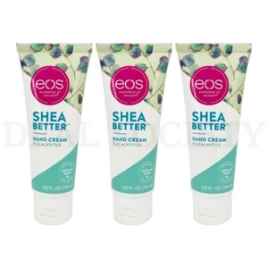 EOS Eucalyptus Natural Shea Butter Hand Lotion 2.5oz Lot of 3 - Picture 1 of 2
