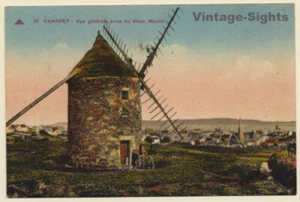 Camaret / France: Vue Générale Prise du Vieux Moulin / Windmühle (Vintage PC 192 - Imagen 1 de 1
