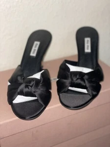 miu miu schwarze Schleifensandale - Bild 1 von 5