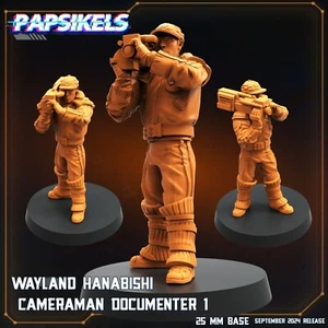 Wayland Hanabishi Cameraman Documenter 1 Papsikels Miniature AvP Aliens - Picture 1 of 1
