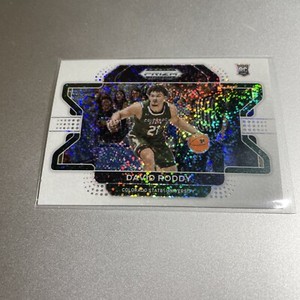 2022 Panini Prizm DP David Roddy Variation WHITE SPARKLE PRIZM SSP RC #88