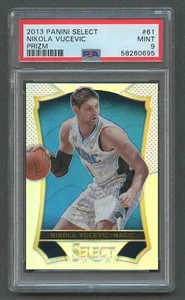 2013-14 Panini Select Silver Prizm NIKOLA VUCEVIC #61 PSA 9 MINT Pop 1 of 1 - Picture 1 of 2