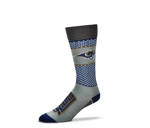 Brand New Los Angeles Rams Mojo 505 Socks Striped For Bare Feet NFL Cover