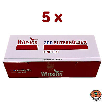 1000 Winston King Size Filterhülsen • 7.90€