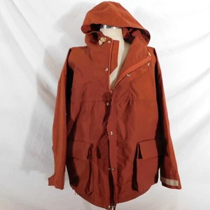 Vintage Woolrich Men's XL Hunting Jacket Burnt Orange Gore-Tex Waterproof - Picture 1 of 12