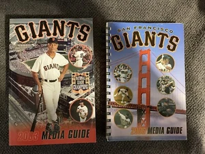 San Francisco Giants 2003 & 2006 Media Guide Lot - Bild 1 von 2