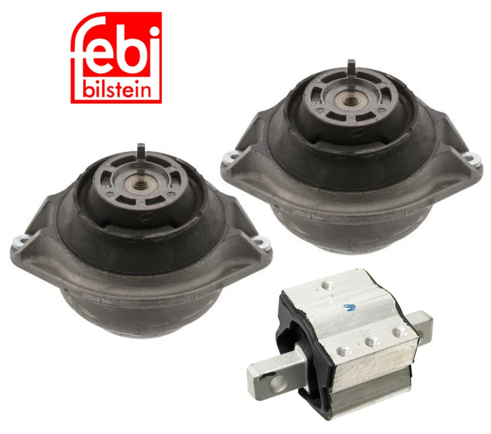 Montaje de motor hidráulico + montaje de transmisión 3 piezas OE Febi para Mercedes W140 R129 Foto 1 de 1