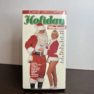 Brand New SEALED VHS 1995 - Holiday Workout by Greggains, Joanie Christmas Santa - Picture 1 of 8