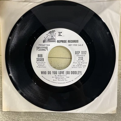 BOB SEGER-Who Do You Love/Bo Diddley/Lovelight 45 Vinyl Rare Promo 1972 - Image 1 of 4
