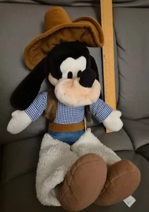 Disneyland Paris Cowboy Goofy Western Plüschtier  Disney 18 Zoll Vintage - Bild 1 von 4