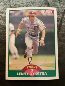 1989 Score Rookie & Traded - Lenny Dykstra #28T - Picture 1 of 2