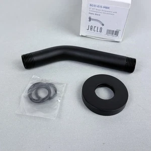 Jaclo 8031-E15-MBK 6 Zoll 45 Grad Wandmontage Duscharm in Mattschwarz - Bild 1 von 3