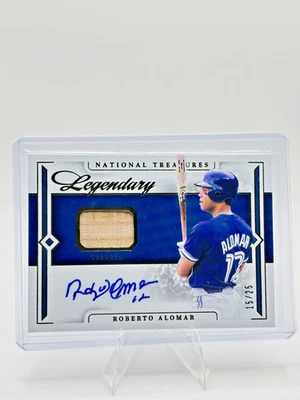 Roberto Alomar | 2024 National Treasures | Legendary Lumber Signatures /25 - Image 1 of 2