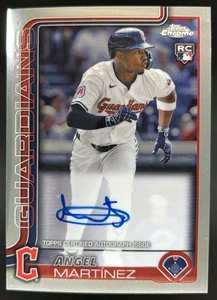 2025 Topps Chrome Angel Martinez RC Auto Rookie Guardians #RA-AMA - Picture 1 of 2