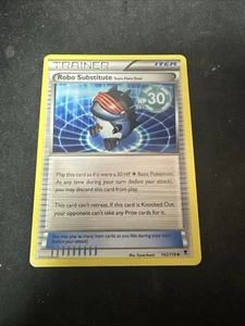 ROBO SUBSTITUTE 102/119 - 2014 XY PHANTOM FORCES NON HOLO Pokemon CARD D1 - Picture 1 of 2