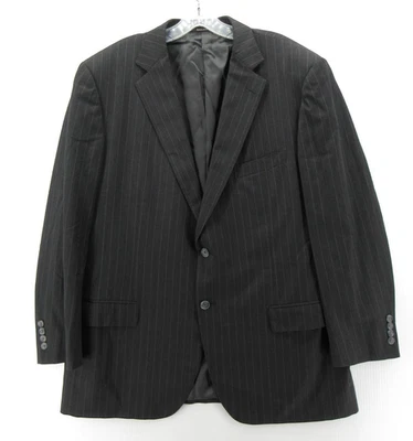 Abrigo Deportivo Ermenegildo Zegna Hombre 50 Gris Blazer Lana Rayas Suiza * Foto 1 de 4