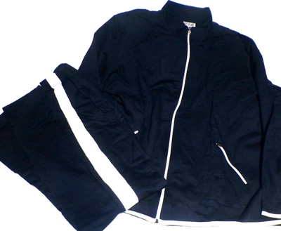 Gunit Tracksuite 2 piezas. Conjunto de rayas en contraste azul marino 3XL Foto 1 de 4
