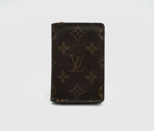 Louis Vuitton Marrón Monograma Bolsillo Organizador Portatarjetas Cartera | AUTÉNTICO ✅ - Imagen 1 de 7