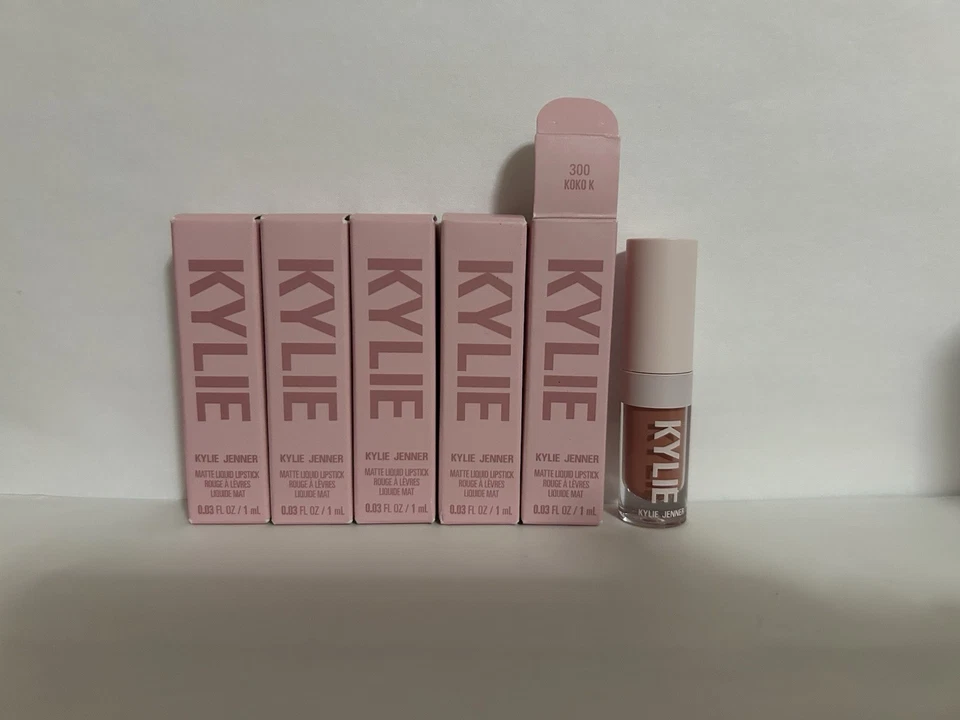 Kylie Jenner Cosmetics Matt Liquid Lipstick Koko K 300 .03oz New In Box 5 Packs - Image 1 of 1
