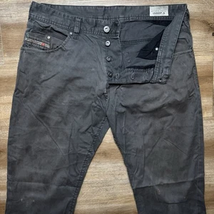 Diesel Jeans Men 34x32 Military Green Iakop-a Regular Slim Taper Stretch 00CVM - Picture 1 of 15