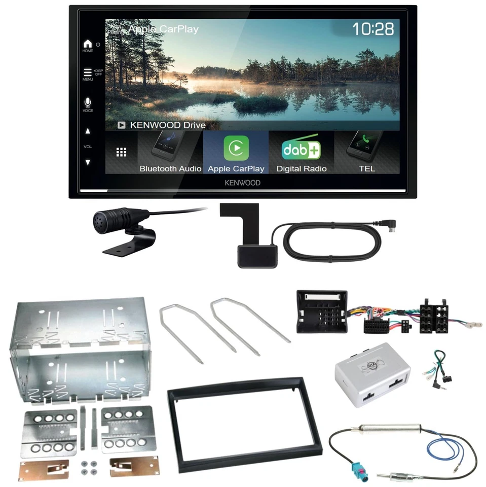 Kenwood DMX7722DABS Doppel-DIN MP3-Autoradio Bluetooth DAB USB Carplay