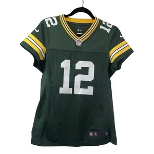 Nike NFL On Field Green Bay Packers Aaron Rodgers Women's Green Jersey Sz Small - Picture 1 of 8