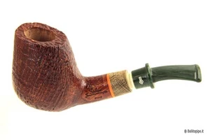 Pfeife Santambrogio sandblast major - Fancy Bent Billiard - Bild 1 von 7
