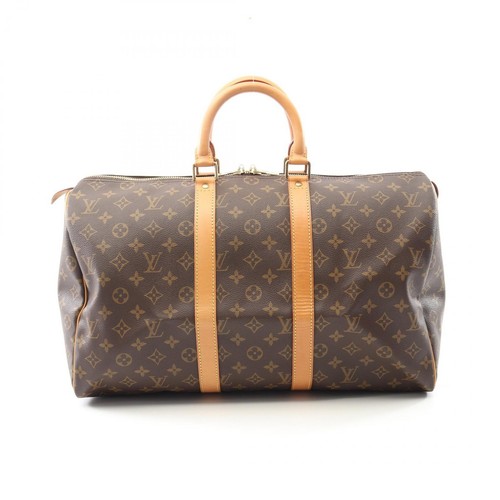 LOUIS VUITTON（LV） Borsa Louis Vuitton Keepol 45 Boston rivestita tela pelle monogramma M41428 r28_ Yi