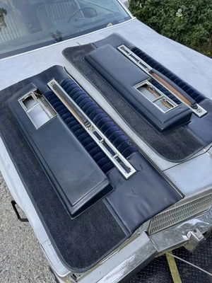 1980-1985 Cadillac Coupe Deville Door Panels Blue - Image 1 of 4