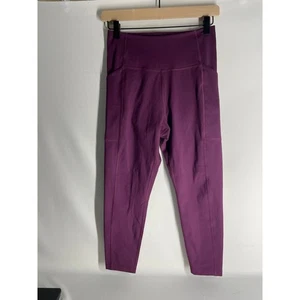 Leggings Girlfriend Collective 4024 tasca a compressione vita alta viola medio - Foto 1 di 5