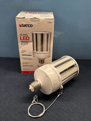 Satco S39396 Hi Pro LED 100-277V Light Bulb 5000k - Image 1 of 4