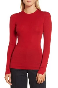Lewit italienischer Wollpullover mit Umschlagrücken Damen Gr. Großer (ROTER NARR) 152019 - Bild 1 von 2