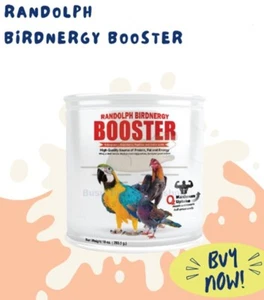 RANDOLPH BIRDSNERGY BOOSTER Energy Supplement Increase High Protein Bird Chicken - Picture 1 of 6