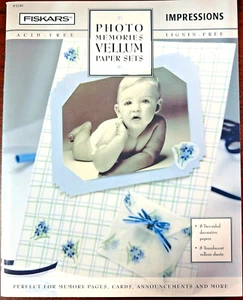 Fiskars Impressions Pergamentpapiere - #3241 Pergamentpapier Sets - NEU & NLA! - Bild 1 von 1