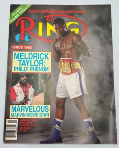 Vintage The Ring Boxmagazin Meldrick Taylor Januar 1989 - Bild 1 von 3