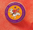 Orange Order Pin Badge,Love The Brotherhood, Enamel, Loyalist,King Billy,