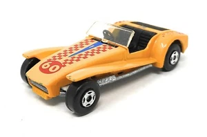 Matchbox Superfast no 60 Lotus Super Seven yellow checker tempa England Lesney - Picture 1 of 3