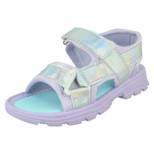 Sandalias planas arco iris Spot On Hook & Loop para niñas H0R369 precio de venta al por menor £12.99 - Imagen 1 de 10