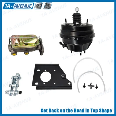 For 1966 - 70 Dodge Charger Coronet Set of 1 8" Dual Power Brake Booster Master - Image 1 of 4