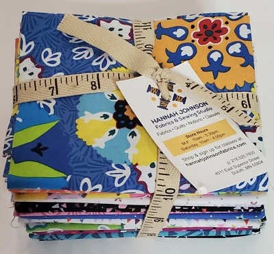Fat Quarter 15 Piece Multicolored Fabric & Sewing Hannah Johnson - Image 1 of 4