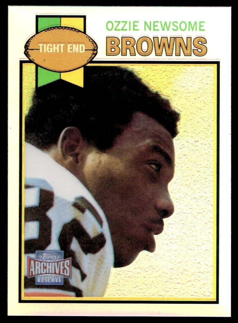 2001 Topps Archives Reserve Refractor Ozzie Newsome Rookie #62