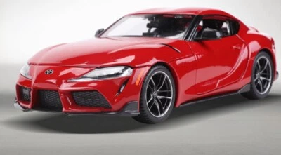 Maisto 1:24 Toyota GR Supra Red Diecast Model Car NEW IN BOX - Image 1 of 3