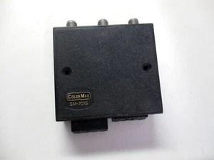 Color-Max SM-701G Analogue TV Dual Coax Cable A B Switch Over Control Module Vtg - Picture 1 of 8