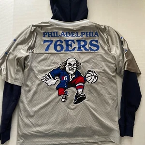 Philadelphia 76ers Old Time Jersey Estilo Sudadera con Capucha Hombres Please Ver Medidas NBA - Imagen 1 de 11