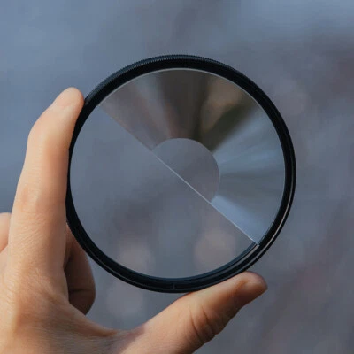 77/82mm Half Foreground Blur Swirl Halo Special Effect Camera Filter SLR UV Lens - Image 1 of 4