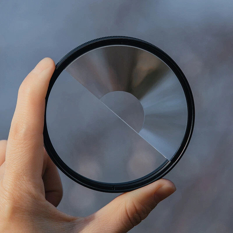 77/82mm Half Foreground Blur Swirl Halo Special Effect Camera Filter SLR UV Lens - Image 1 of 4