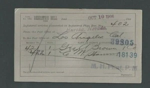 1906 United States Post Office Dept Official Business Card Form #1550 See Info - Bild 1 von 1
