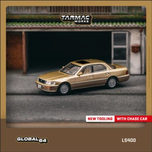 Tarmac Works 1:64 LS400 Champagne Beige Metallic Diecast Model Car - Picture 1 of 1