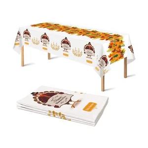 3 Pack Thanksgiving Tablecloth Disposable - Fall Thanksgiving Party Supplies ... - Picture 1 of 8